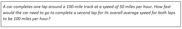 Manhattan Prep GRE Blog - GRE Math Riddle: Doubling the Average Rate by Tom Anderson