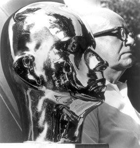Buckminster Fuller Portrait by Isamu Noguchi